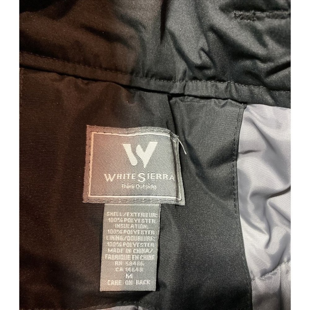 White Sierra Youth Size M Snow Pants Black Cargo Pocket - Picture 3 of 5